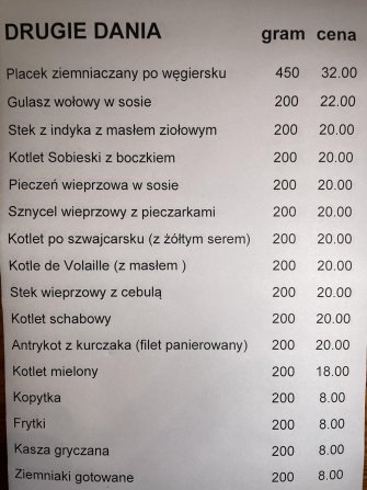 Bar Wrzos Karpacz