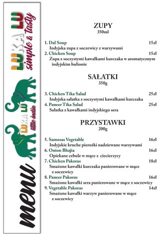 Luka Lu simple & tasty Ciechanów