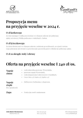 Hotel Restauracja Artis Jedlicze