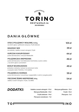 Restauracja Torino Głogow
