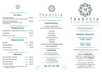 Tradycja Bistro&Catering Białobrzegi