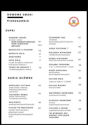 Domowe Smaki - Pierogarnia Sosnowiec