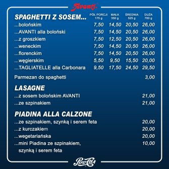 Avanti Spaghetteria Poznań