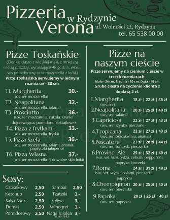 Pizzeria Verona Rydzyna
