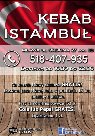 Istambuł kebab Mława.