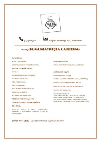 Fabryka Food Sosnowiec