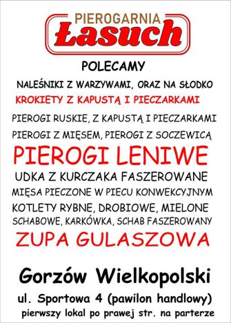 Pierogarnia Łasuch Gorzów Wielkopolski