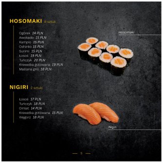 Hosomaki i nigiri Biała Podlaska