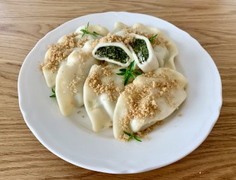 Pierogi ze szpinakiem Sosnowiec