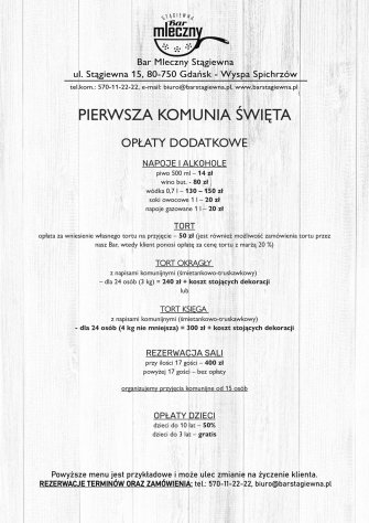 Bar Mleczny Stągiewna Gdańsk