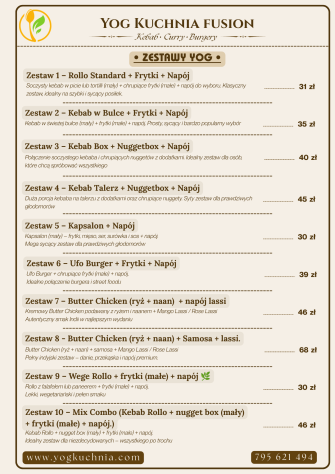 Menu5 Łuków 