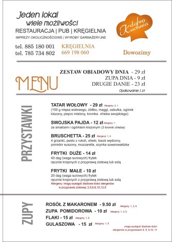 Dobra Kuchnia w Stodole Szprotawa