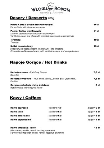 Włoska Robota - pizzeria & ristorante Gdańsk