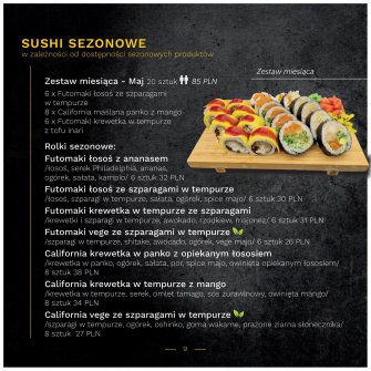 Sushi sezonowe Biała Podlaska