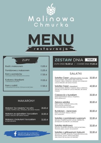 Restauracja Malinowa Chmurka Brodnica