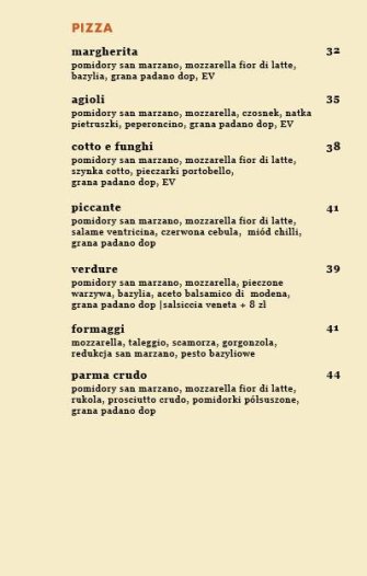 Restauracja Belpasso Warszawa