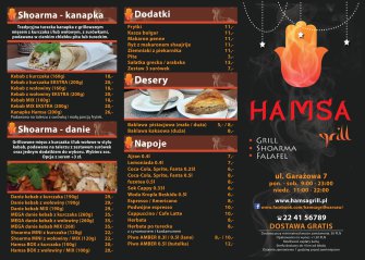 Hamsa Grill Restaurant Warszawa
