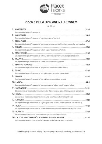 Pizza z pieca opalanego drewnem Brzeszcze