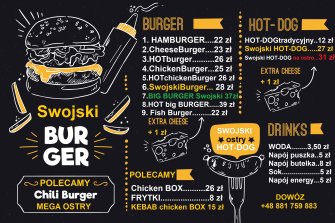 Menu Biłgoraj