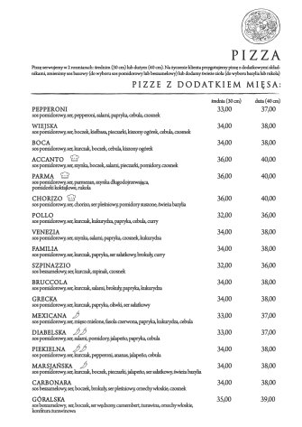 Accanto - pizzeria, restauracja, pub Olsztynek