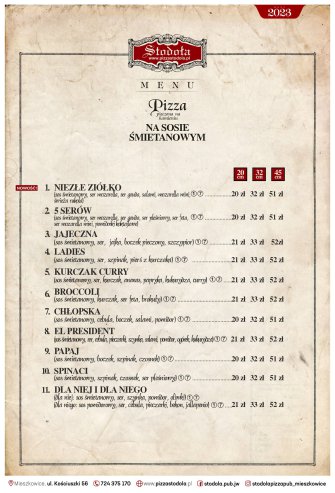 Stodoła Pizza-Pub Mieszkowice
