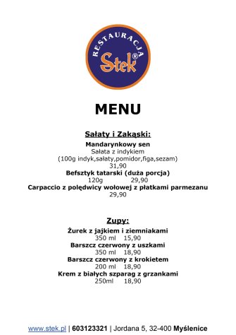 Pensjonat Restauracja Stek Myślenice