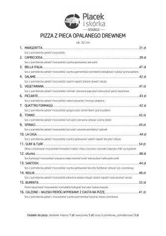 Pizza z pieca opalanego drewnem Brzeszcze