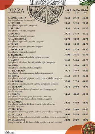 Pizzeria Restauracja PALERMO Kraków
